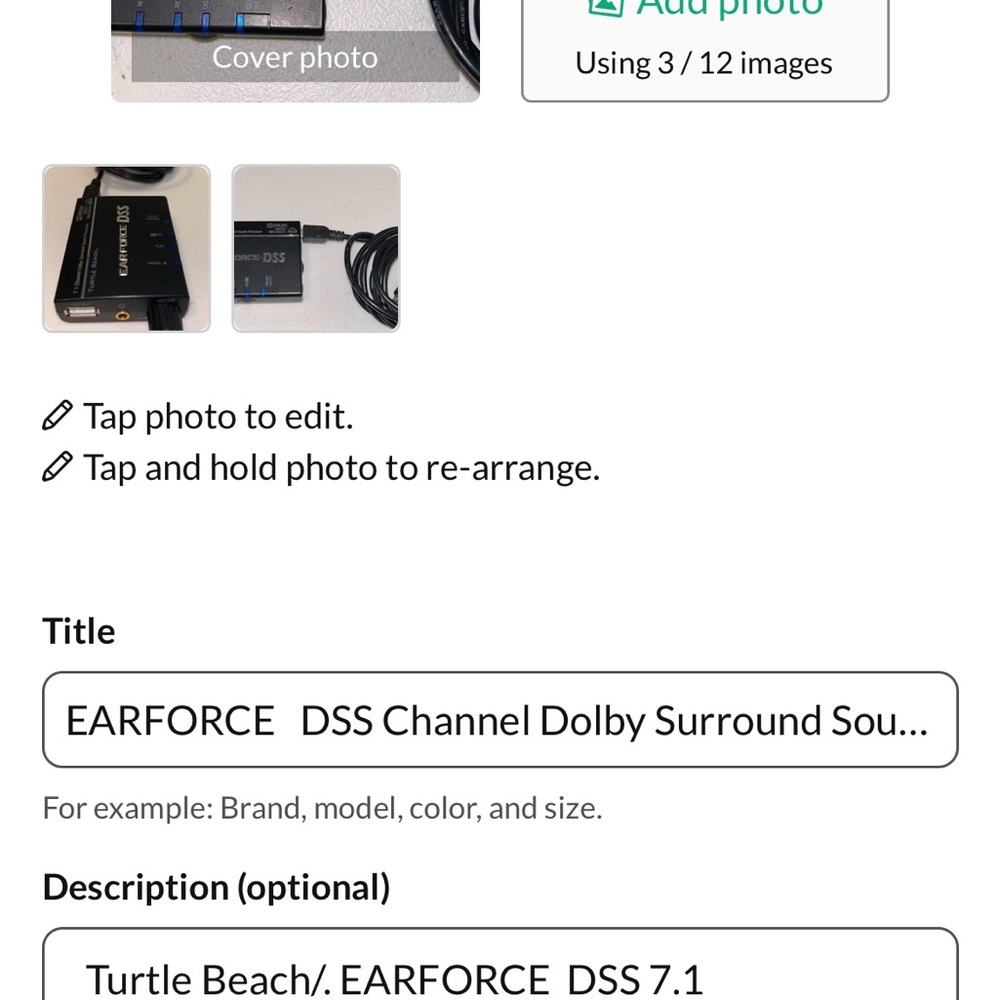 Turtle Beach EARFORCE DSS 7.1 Surround Sound Adapter